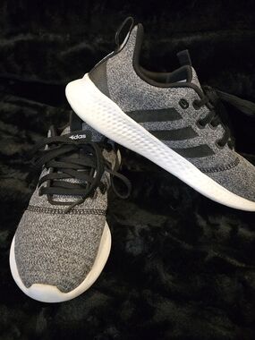 Women's Adidas Grey Athletic Sneakers